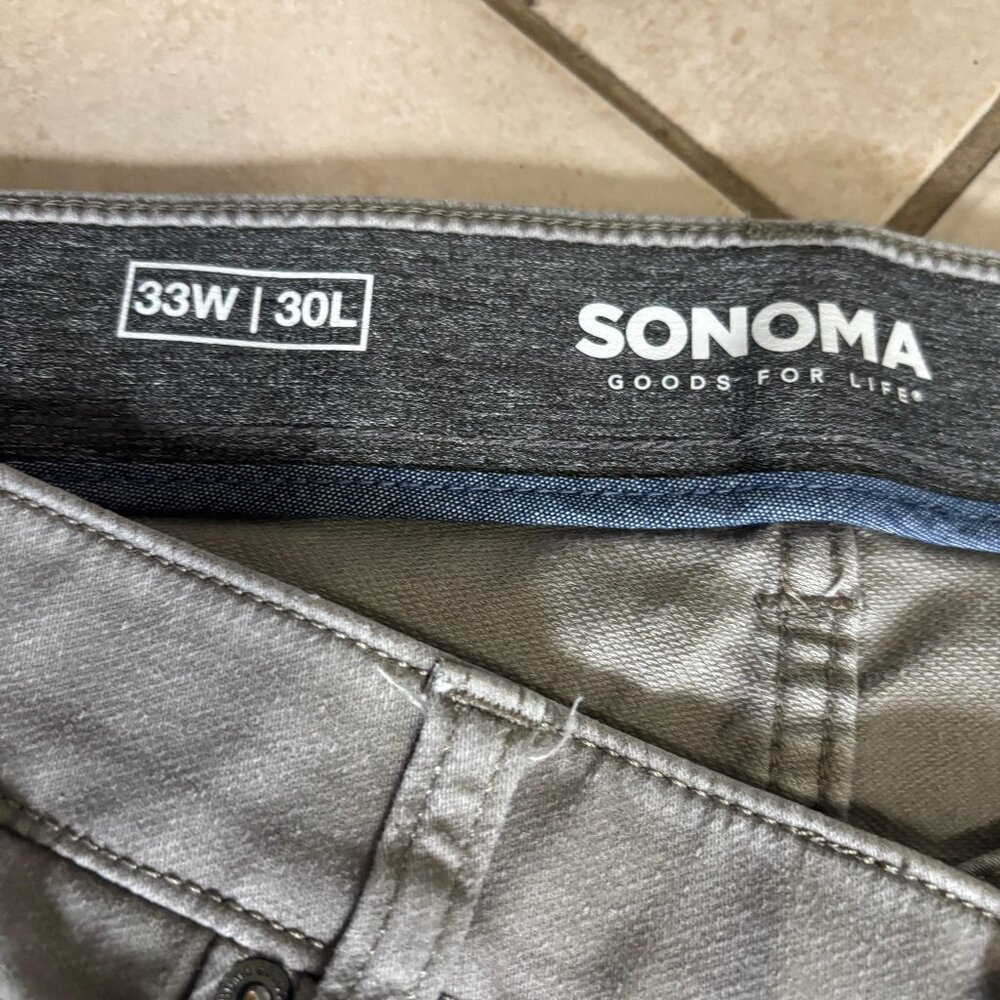 Sonoma men's pant 33 W 30L
